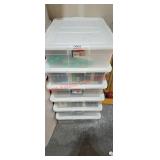 (6) Totes and VHS  Contents