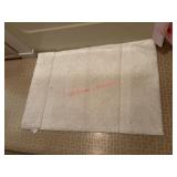 White thick Cotton bath Mat