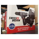 Swiss Design 12v Rechargeable Drill Set