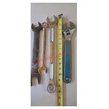 (4) Large Wrenches (garage 1 table)
