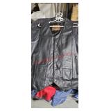 Leather vest medium Garage one