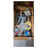 Box Lot: Tools, Treble Light, more (garage 1)