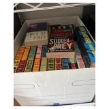 Box of John Sandford reading books