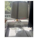 Clear Glass Table Lamp