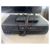 Untested VHS Player with remote