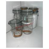 Le Parfait Super glass storage jars