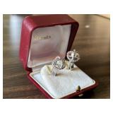 Sterling Plated Vintage Cuff Links