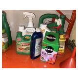 Weed Killer and Flower Food                (House
