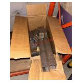 Box lot of Heavy weight Metal Fasteners of some