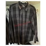 Mens Medium Harley Davidson Button Down Shirt