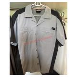 Harley Davidson Short Sleeve Button Down Medium