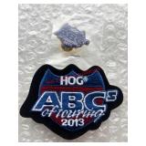 Hog ABC patch and Pin               (House 1 Main