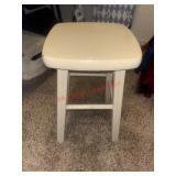 Little Wood Stool Lot     (Hallway Closet across