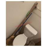 Brooms and Swiffers     (bathroom)