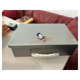 Metal Lock box with key         (House 1 Main