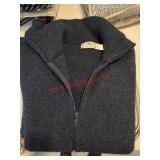 VTG LL Bean Mens Medium Full Zip Sweater