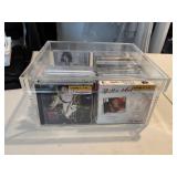 CD Lot in heavy Duty Acrylic Case with lid