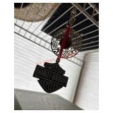 Metal Harley Davidson Ornament