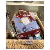 Basket of light bulbs