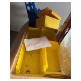 Box lot of Shop Organizer trays     ( Garage