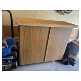 Wood Top Cabinet Table