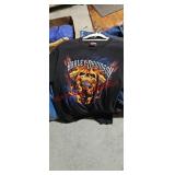 Two long sleeved Harley shirts size