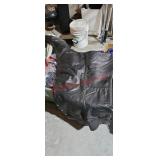 Leather riding chaps adjustable waist Garage one