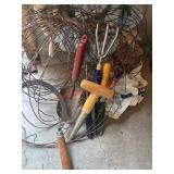 Wire and Garden Hand Tools lot