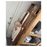 Wood Ladder/ Large Smith Bags Apple bag     (