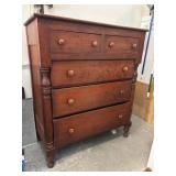 Antique Empire style dresser  Solid Wood To