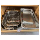 Roasting Pans Drawer lot                  (House