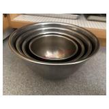 Nesting Stainless Mixing Bowls