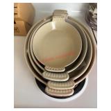 Set of 4 Oval Le Creuset Baking Dishes