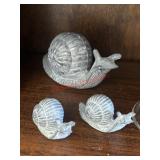 Cast Decorative Snails                 (House 2