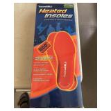 SZ 10 Mens Heated Insoles Complete in box   (
