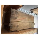 Large Wood Crate with lid     ( Garage number 2 )