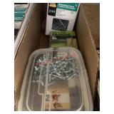 Framing Nails and Deck SCrews box lot     (