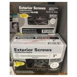 Two Boxes of Exterior Screws     ( Garage number