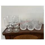 Brandy and Whiskey Glass Lot          (House 1