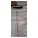 Push broom garage lot
