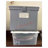 Filing box with inserts                   (House