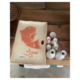 Lida's Koi Fish porcelain divided dish(garage 1)