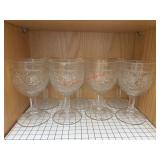 Clear Glass Sherbert Glasses