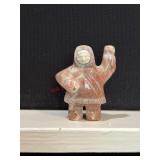 Small Carved Eskimo      (House 1 Living Room_)