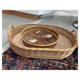 Woven Basket Lot      (House 1 Living Room_)