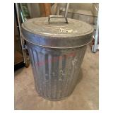 Metal Trash can used for coal / Ash