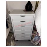 Rolling white organizer                   (house