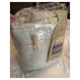 Vintage Cream Silk Lined Blanket Stored in bag