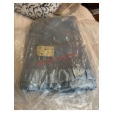 Laundered and stored VTG Blue Silk Lined Blanket