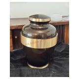 Brown Metal Empty Large Urn          (House 1